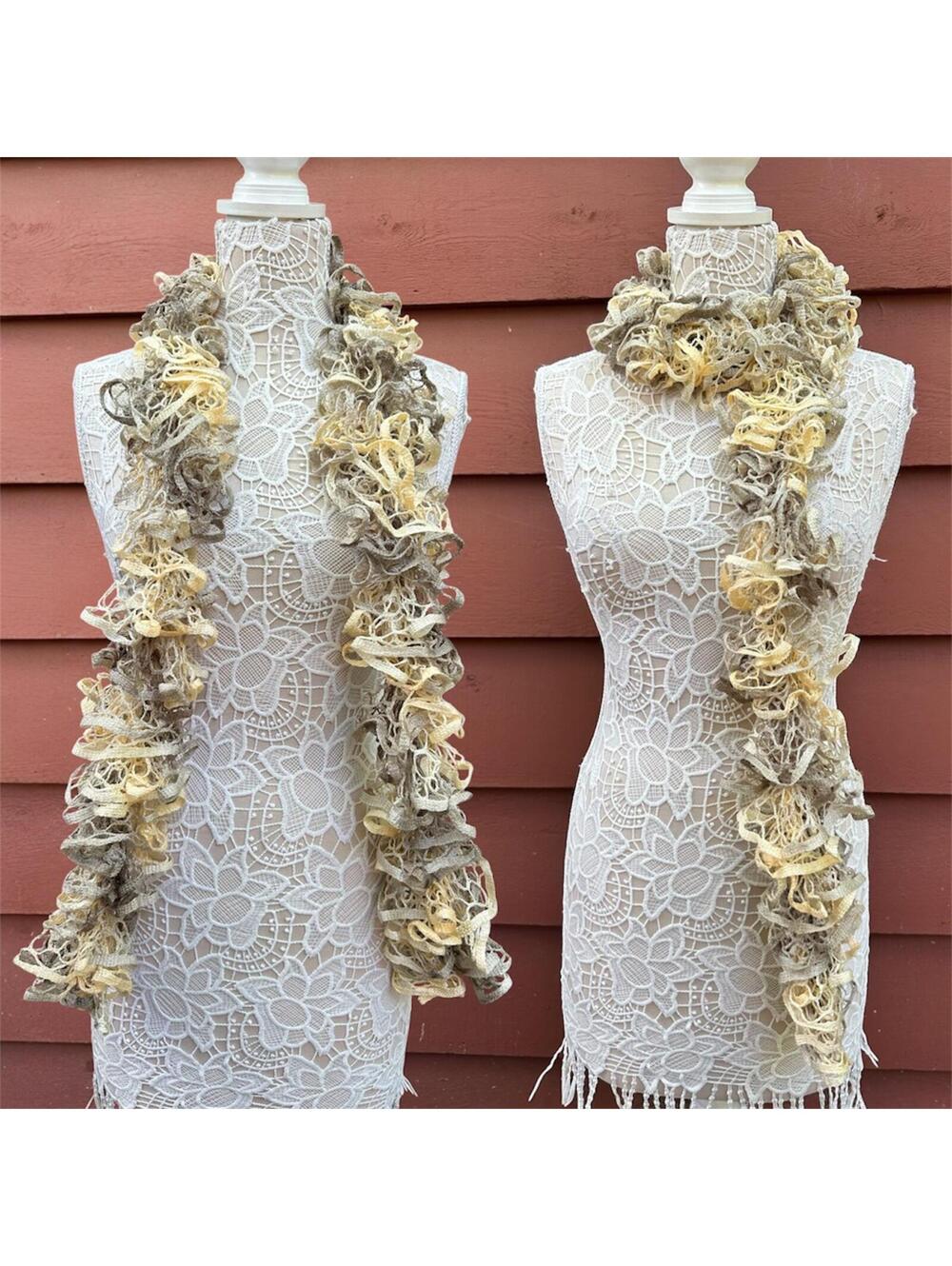Handmade Boho Ruffle Scarf